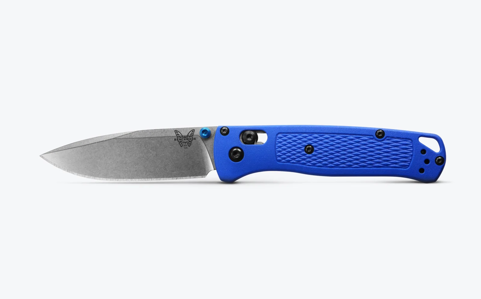 Blue Benchmade Bugout 535, manufacturer photograph