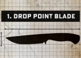 Versatile Drop-Point Blade