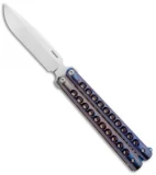 Pena Knives Custom Penasong Butterfly Knife Mokuti (4.5" Satin)