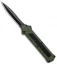 AKC F-16 D/A Dagger OTF Automatic Knife Green (3.3" Black)