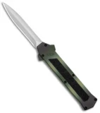AKC F-16 D/A Dagger OTF Automatic Knife Green Camo (3.3" Satin)