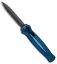 Piranha Rated-X D/A Dagger OTF Automatic Knife Blue (3.5" Black)