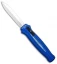 Piranha Rated-X D/A Dagger OTF Automatic Knife Blue (3.5" Mirror)