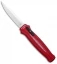 Piranha Rated-R D/A OTF Automatic Knife Red (3.5" Mirror)