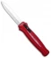 Piranha Rated-X D/A Dagger OTF Automatic Knife Red (3.5" Mirror)