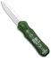 Piranha Excalibur OTF Knife Green Double Action Automatic (3.2" Stonewash)