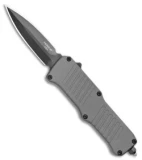 Hogue Mini Incursion D/E OTF Automatic Knife Gray Aluminum (3" Black) 54072