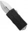Microtech Exocet Dagger CA Legal OTF Automatic Knife Black Al (1.9" Satin) 157-4