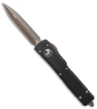 Microtech UTX-70 D/E Dagger OTF Automatic Knife Black (2.4" Bronze  Apocalyptic)