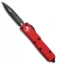 Microtech UTX-85 D/E OTF Auto Knife Red (3.125" Black) 232-1RD
