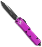 Microtech UTX-85 S/E OTF Automatic Knife Violet (3.125" Black)