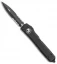 Microtech Ultratech Dagger OTF Knife Tactical Black D/E (3.4" Black Serr) 122-2T