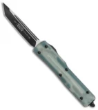 Microtech Signature Series UTX-70 T/E OTF Auto Knife Jade G-10 (2.4" Black)