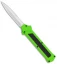 AKC F-16 D/A Dagger OTF Automatic Knife Neon Green (3.3" Satin)