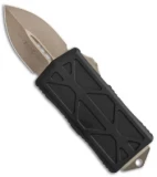 Microtech Exocet Dagger CA Legal OTF Automatic Knife Black Al (1.9" Bronze )