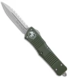 Microtech Combat Troodon OTF Knife D/E Dagger OD Green (3.8" SW Full Serr)