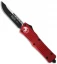Microtech Combat Troodon S/E OTF Automatic Knife Red (3.8" Black) 143-1RD