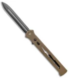 Paragon Estiletto Dagger OTF Automatic DE Bolt  Brown Aluminum (5.5" Black)