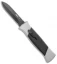 AKC 777 Blackfinger Dagger OTF Automatic Knife Brushed (3.4" Black)