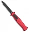 AKC X-treme EVO OTF Automatic Knife Red (3.5" Black)