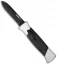 AKC 777 Blackfinger OTF Automatic Knife Brushed Aluminum (3.375" Black Flat)