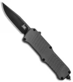 HK Mini Incursion OTF Automatic Knife Gray Aluminum (3" Black) 54052