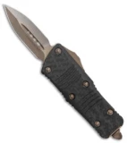 Microtech Troodon Mini D/E CA Legal OTF Automatic Knife CF (1.9" Bronze AP)