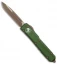 Microtech Ultratech Drop Point OTF Automatic Knife OD Green  (3.4" Bronze AP)