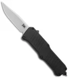 HK Mini Incursion OTF Automatic Knife Black Aluminum (3" Stonewash) 54050