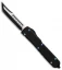 Microtech Ultratech Hellhound Tanto OTF Automatic Knife Black G-10 w/ Blue HW