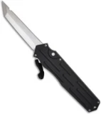 A.R.S. Kato OTF Knife Black Single Action Automatic Tanto (3.5" Satin Plain)