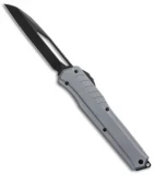 Microtech Cypher MK7 S/E OTF Automatic Knife Gray (4" Black) 241M-1DLCGY