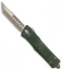 Microtech Combat Troodon Hellhound Tanto OTF Knife OD Green (3.8" Bronzed)