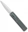 D Rocket Designs Zulu Spear D/A OTF Automatic Knife Gray (2.8" Satin)