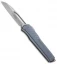 Microtech Cypher MK7 S/E OTF Automatic Knife Gray (4" Stonewash) 241M-10GY