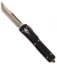 Microtech Signature Series UTX-70 Hellhound Tanto OTF Knife Black (2.4" Bronze)