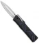 Heretic Knives Cleric Dagger OTF Knife Purple Splash/Carbon Fiber (3.5" SW)