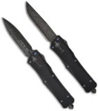 Microtech Custom Marfione Troodon OTF Automatic Knives (3.05" Damascus) Set of 2