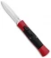 AKC 007 Concord OTF Automatic Dagger Knife Red/Black (2.75" Satin)