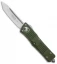Microtech Combat Troodon T/E Automatic OTF Knife OD Green (3.8" Satin) 144-4OD