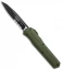 Microtech Cypher S/E OTF Automatic Knife Smooth OD Green (4" Black Serr)