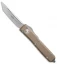 Microtech Ultratech T/E OTF Automatic Knife Tan CC (3.4" Stonewash)