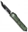 Microtech UTX-85 T/E OTF Automatic Knife OD Green (3.125" Black Serr) 232-2OD