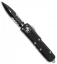 Microtech UTX-85 D/E OTF Automatic Knife Black (3.125" Black Serr) 232-2