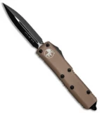 Microtech UTX-85 D/E OTF Automatic Knife Tan (3.125" Black) 232-1TA