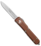 Microtech Ultratech S/E OTF Automatic Knife Tan CC (3.4" Stonewash Serr)