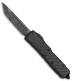 Microtech UTX-85 T/E OTF Automatic Knife CF w/ Copper HW (3.125" Damascus)