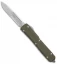 Microtech Ultratech S/E OTF Automatic Knife OD Green G-10 (3.4" Stonewash Serr)