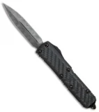 Microtech UTX-85 D/E OTF Automatic Knife CF w/ Copper HW (3.1" Damascus)