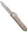 Microtech UTX-85 S/E OTF Automatic Knife Tan (3.125" Stonewash) 231-10TA